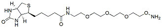 Molecular structure of the compound: Biotin-PEG3-oxyamine HCl salt