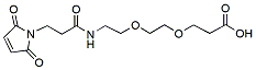 Molecular structure of the compound: Mal-amido-PEG2-acid