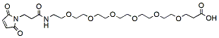 Molecular structure of the compound: Mal-amido-PEG6-acid