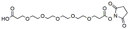 Molecular structure of the compound: Acid-PEG5-NHS ester