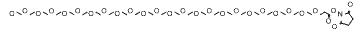 Molecular structure of the compound: m-PEG24-NHS ester