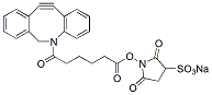Molecular structure of the compound: DBCO-Sulfo-NHS ester