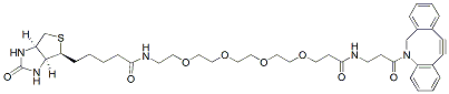 Molecular structure of the compound: DBCO-PEG4-biotin