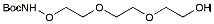 Molecular structure of the compound: t-Boc-Aminooxy-PEG3-alcohol