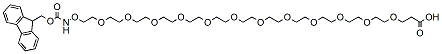 Molecular structure of the compound: Fmoc-aminooxy-PEG12-acid