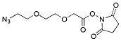 Molecular structure of the compound: Azido-PEG2-CH2CO2-NHS