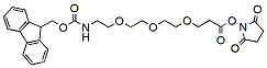 Molecular structure of the compound: Fmoc-PEG3-NHS ester