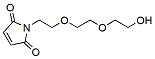 Molecular structure of the compound: Mal-PEG3-alcohol