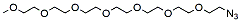 Molecular structure of the compound: m-PEG7-azide