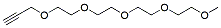 Molecular structure of the compound: m-PEG5-propargyl