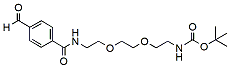 Molecular structure of the compound: Ald-Ph-PEG2-NH-Boc