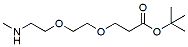 Molecular structure of the compound: Methylamino-PEG2-t-butyl ester