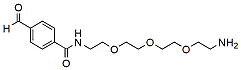 Molecular structure of the compound: Ald-Ph-PEG3-amine TFA salt
