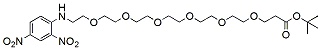 Molecular structure of the compound: DNP-PEG6-t-butyl ester