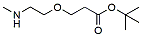 Molecular structure of the compound: Methylamino-PEG1-t-butyl ester