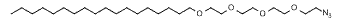 Molecular structure of the compound: C18-PEG4-Azide