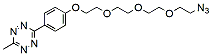 Molecular structure of the compound: Methyltetrazine-PEG3-azide