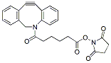 Molecular structure of the compound: DBCO-C6-NHS ester