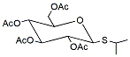 Molecular structure of the compound: 1-(isopropylthio)-2,3,4,6-tetra-o-Ac-beta-D-Glucosylpyranose