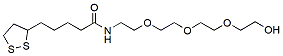 Molecular structure of the compound: Lipoamido-PEG3-alcohol