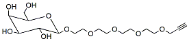 Molecular structure of the compound: Propargyl-PEG5-beta-D-galactose