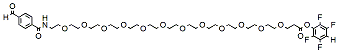 Molecular structure of the compound: Ald-Ph-PEG12-TFP ester