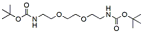 Molecular structure of the compound: Boc-NH-PEG2-NH-Boc