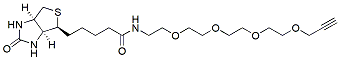 Molecular structure of the compound: Biotin-PEG4-alkyne