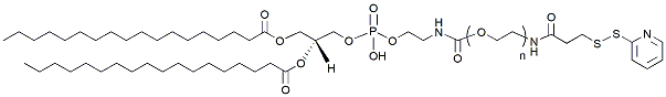 Molecular structure of the compound: DSPE-PEG-SPDP, MW 2,000