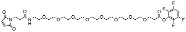 Molecular structure of the compound: Mal-amido-PEG8-TFP ester