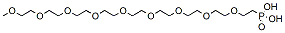 Molecular structure of the compound: m-PEG9-phosphonic acid