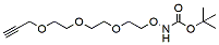 Molecular structure of the compound: t-Boc-aminooxy-PEG3-propargyl