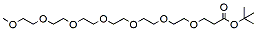 Molecular structure of the compound: m-PEG7-t-butyl ester