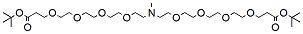 Molecular structure of the compound: N-Me-N-bis(PEG4-t-butyl ester)
