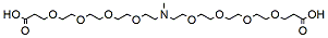 Molecular structure of the compound: N-Me-N-bis(PEG4-acid) HCl salt
