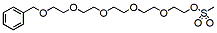 Molecular structure of the compound: Benzyl-PEG6-Ms