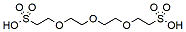 Molecular structure of the compound: Bis-PEG3-sulfonic acid