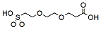 Molecular structure of the compound: Carboxy-PEG2-sulfonic acid