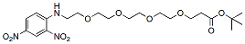 Molecular structure of the compound: DNP-PEG4-t-butyl ester