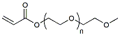 Molecular structure of the compound: m-PEG-Acrylate, MW 30,000