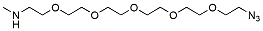 Molecular structure of the compound: Methylamino-PEG5-azide