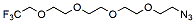 Molecular structure of the compound: 1,1,1-Trifluoroethyl-PEG4-azide