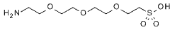 Molecular structure of the compound: Amino-PEG3-sulfonic acid HCl salt