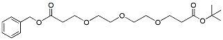 Molecular structure of the compound: Benzyloxy carbonyl-PEG3-t-butyl ester