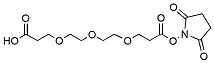 Molecular structure of the compound: Acid-PEG3-NHS ester