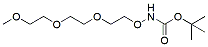 Molecular structure of the compound: m-PEG3-ONHBoc
