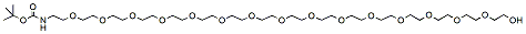 Molecular structure of the compound: N-Boc-PEG16-alcohol