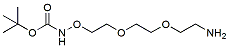 Molecular structure of the compound: t-Boc-Aminooxy-PEG2-amine