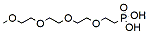 Molecular structure of the compound: m-PEG4-phosphonic acid