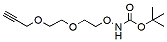 Molecular structure of the compound: t-Boc-aminooxy-PEG2-propargyl